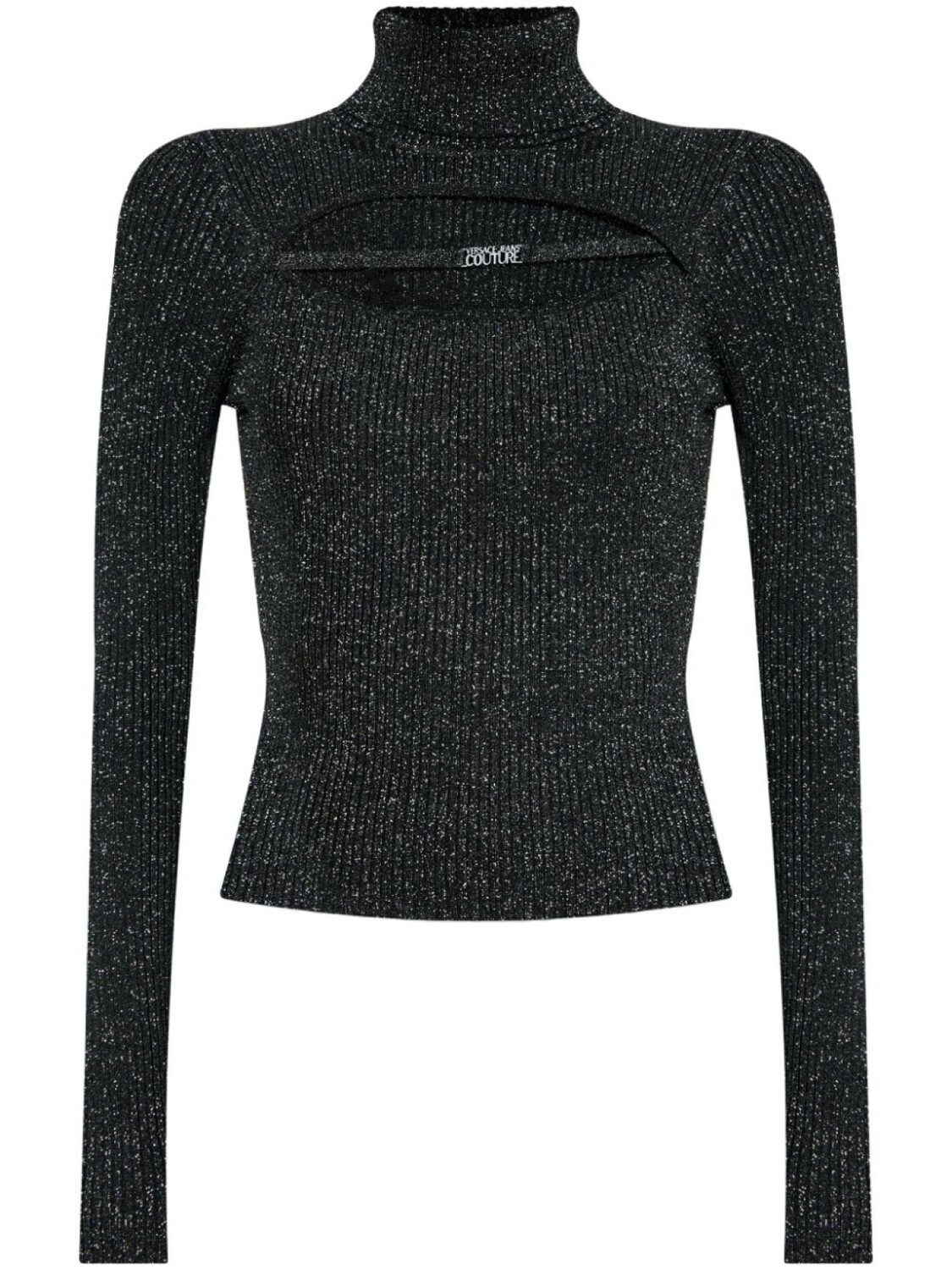 

Versace Jeans Couture свитер с люрексом, черный