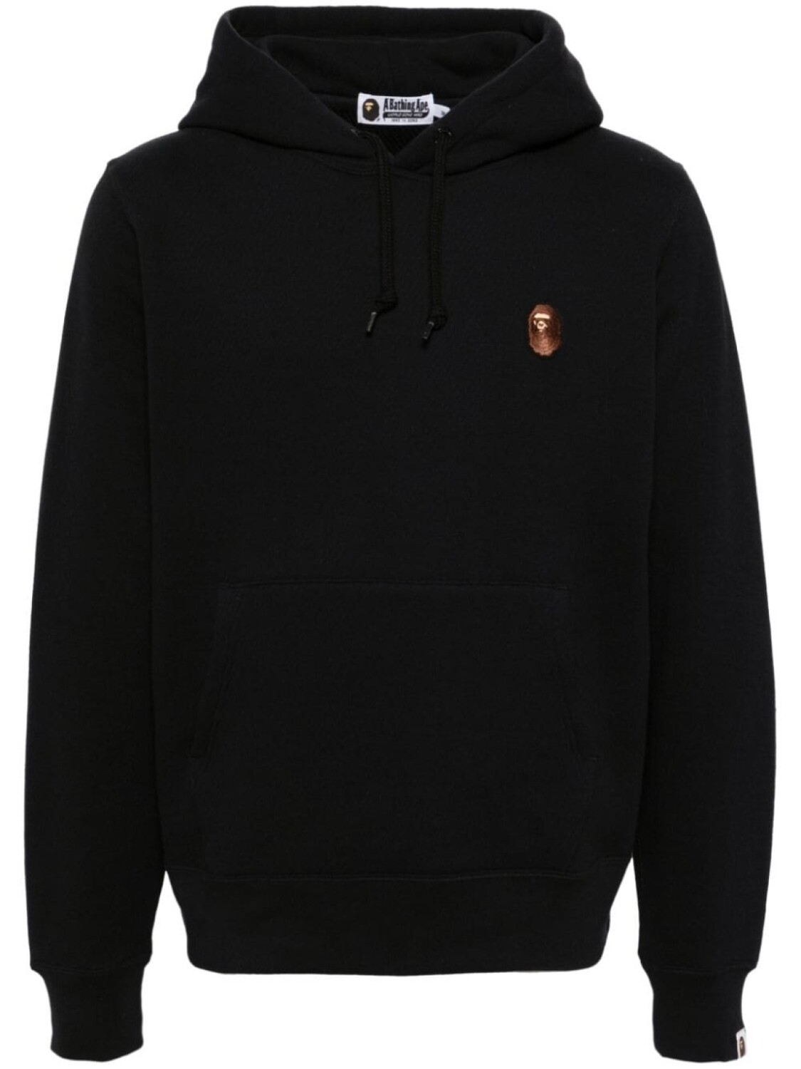

A BATHING APE худи с нашивкой-логотипом, черный