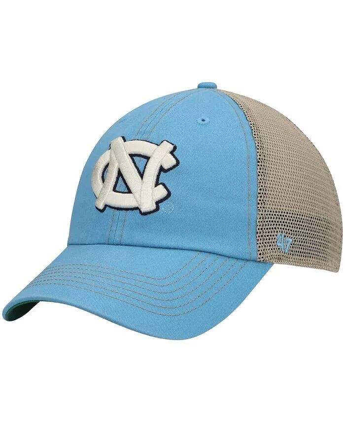 

Мужская голубая кепка North Carolina Tar Heels Trawler Trucker Snapback '47 Brand, синий