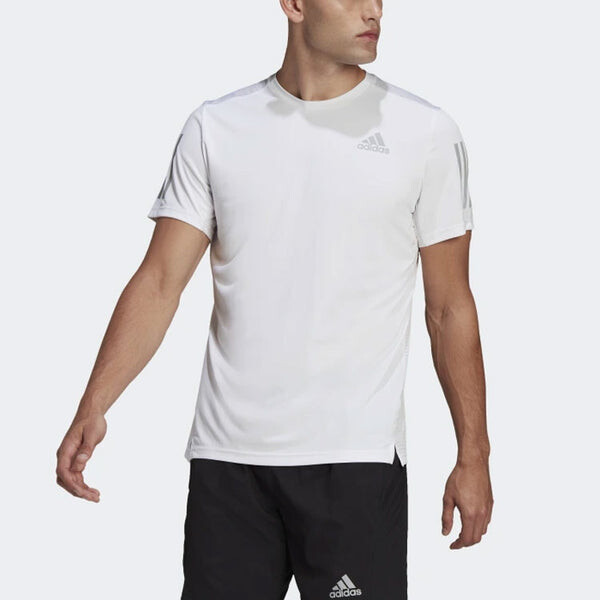 Футболка adidas Tennis Training Sports Breathable Quick Dry Casual Short Sleeve White, мультиколор — фото 3