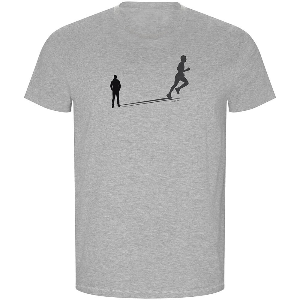 

Футболка с коротким рукавом Kruskis Shadow Run ECO, серый