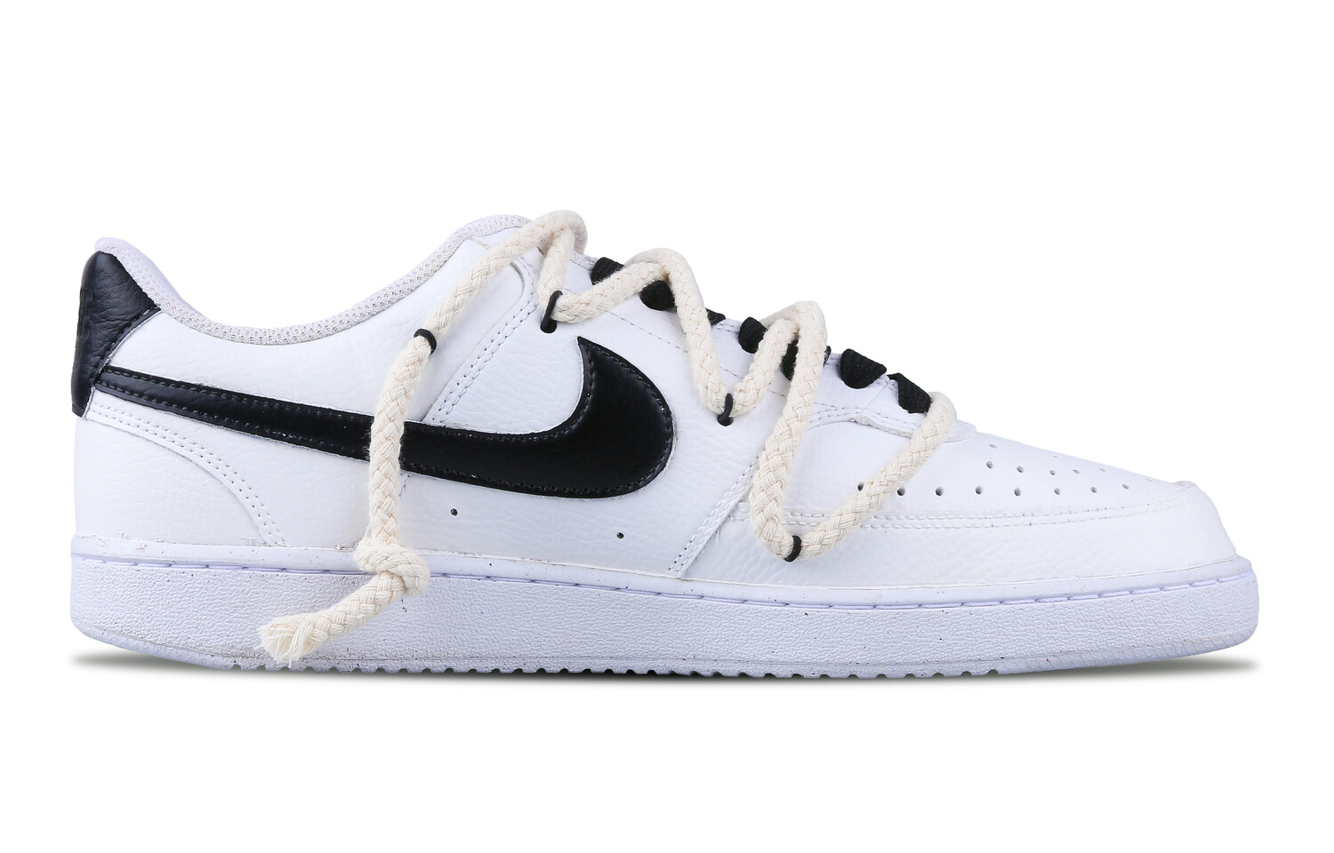 

Кроссовки Nike Court Vision 1 Skateboarding Shoes Women's Low-top Black, красный