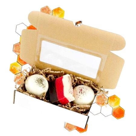 

Медовый мыльный домик, набор косметики, 3 шт Miodowa Mydlarnia