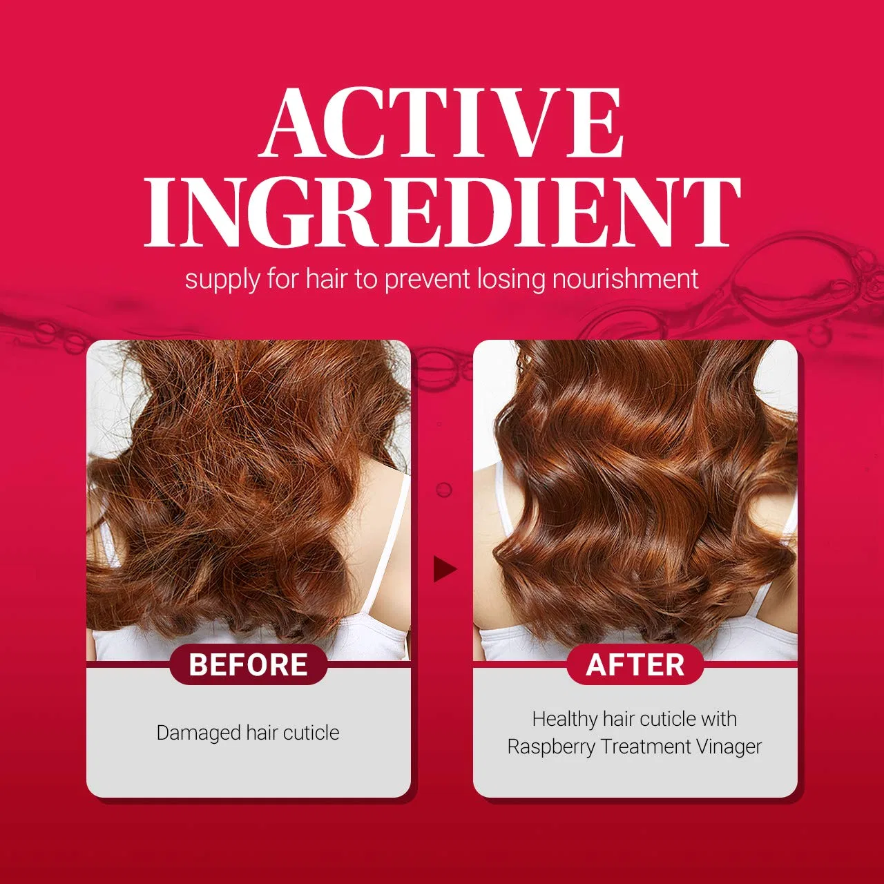 Малиновый уксусный ополаскиватель для волос «Raspberry Treatment Hair Vinegar Rinse» от CP-1, 500 мл ‎Cp-1 — фото 2