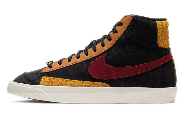 

Nike Blazer Mid 77 Black Team Red University Gold (женские)