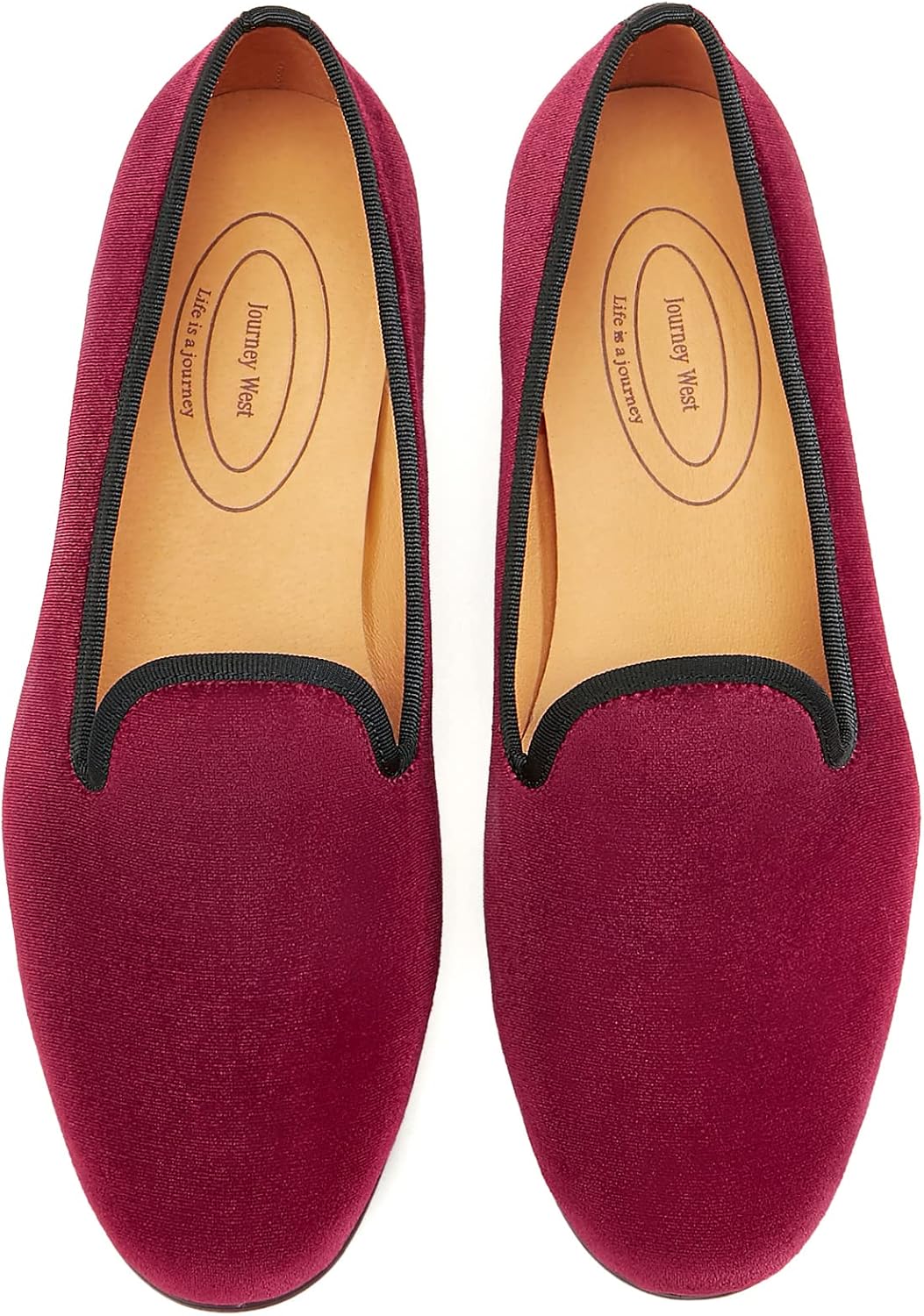 

Мужские бархатные лоферы Journey West с вышивкой, слипоны, туфли для смокинга для мужчин, бордовый