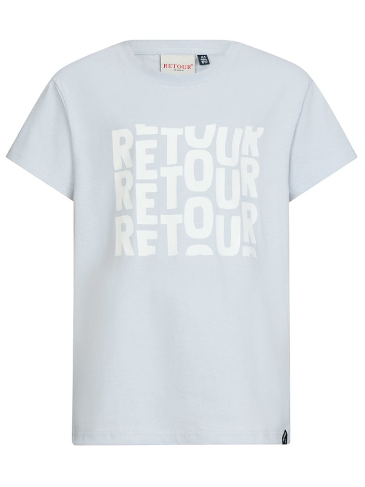 

Футболка Retour, светло-синий