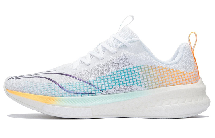 

LINING ЛиНинг Ред Хэйр 5 Про Амортизирующие Противоскользящие и Износостойкие Низкие Беговые Кроссовки Мужские Белые