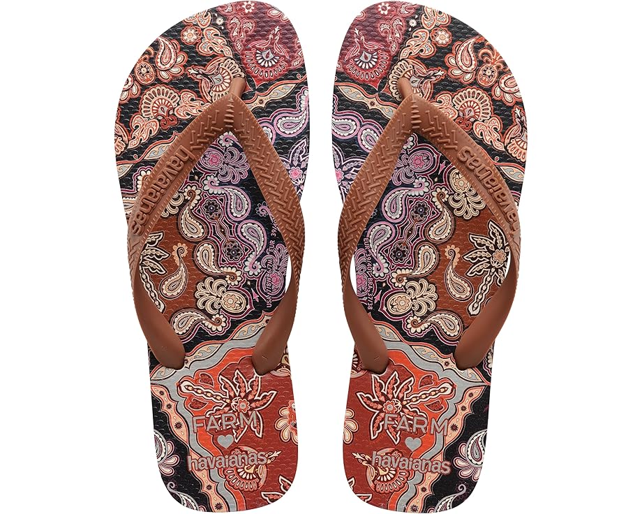 

Сандалии Havaianas Farm Rio Flip-Flop, цвет Rust