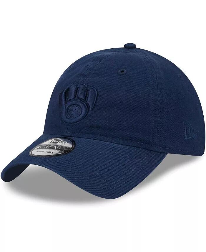 

Мужская темно-синяя регулируемая шляпа Milwaukee Brewers Color Pack 9TWENTY New Era, синий