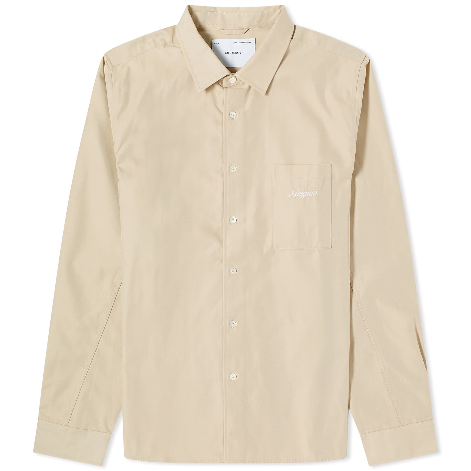 

Рубашка Axel Arigato Flow Overshirt, бежевый