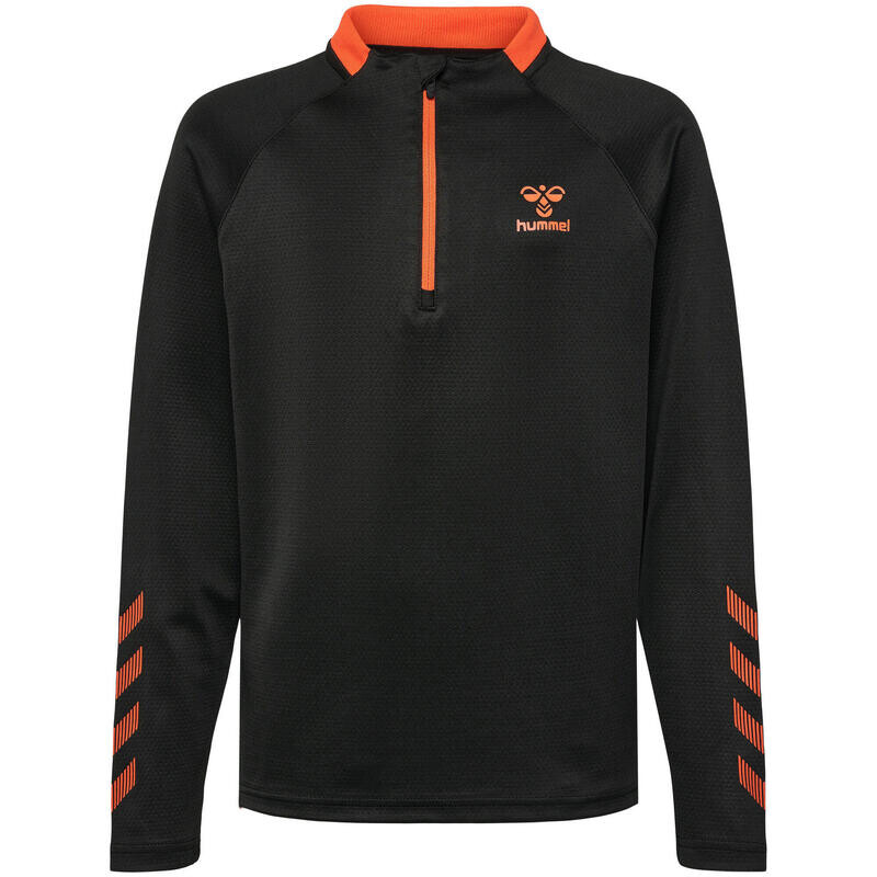 

Hmlgg12 Action Детская мультиспортивная футболка унисекс на молнии 1/2 HUMMEL, цвет rot