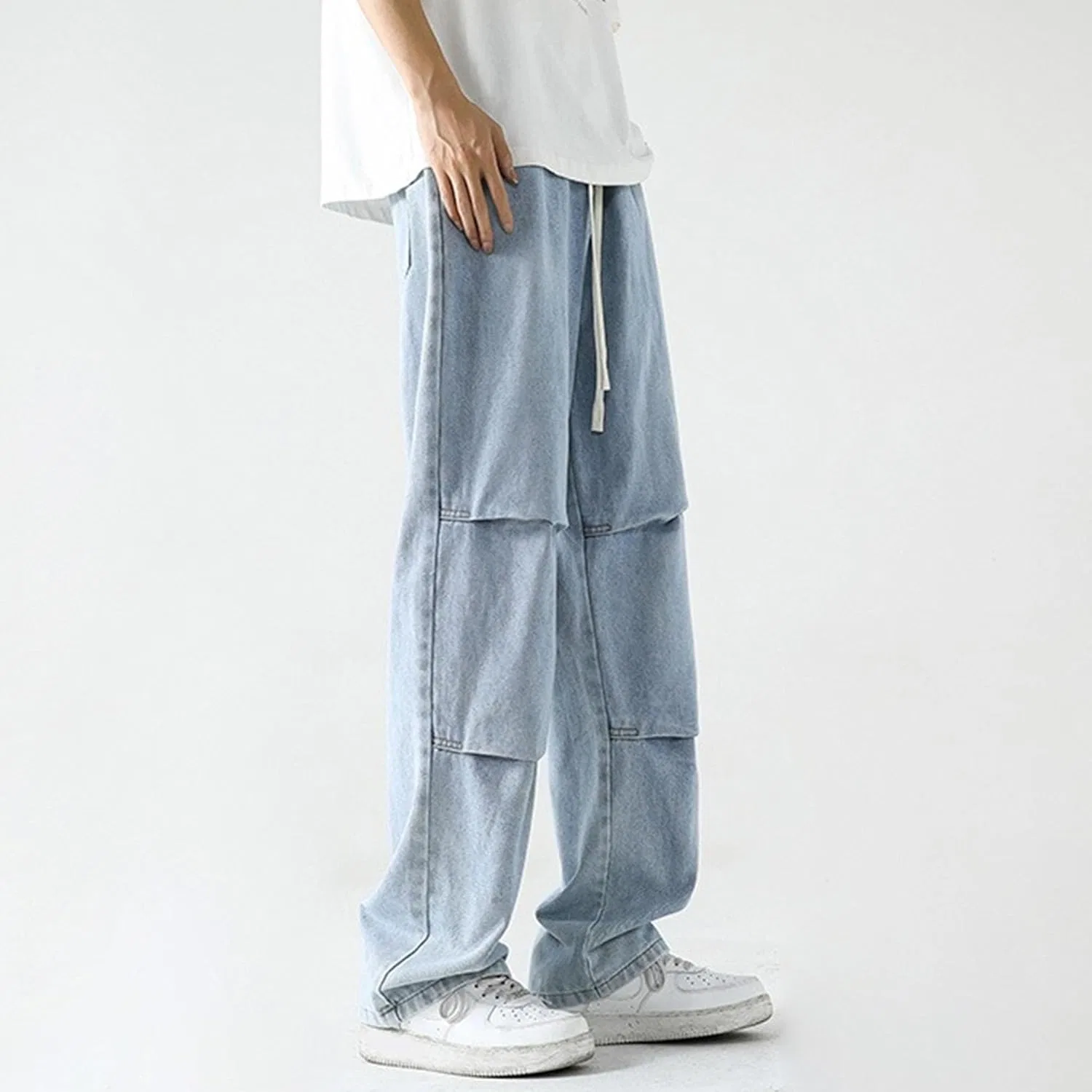Джинсы свободные Baggy Light Blue — фото 4