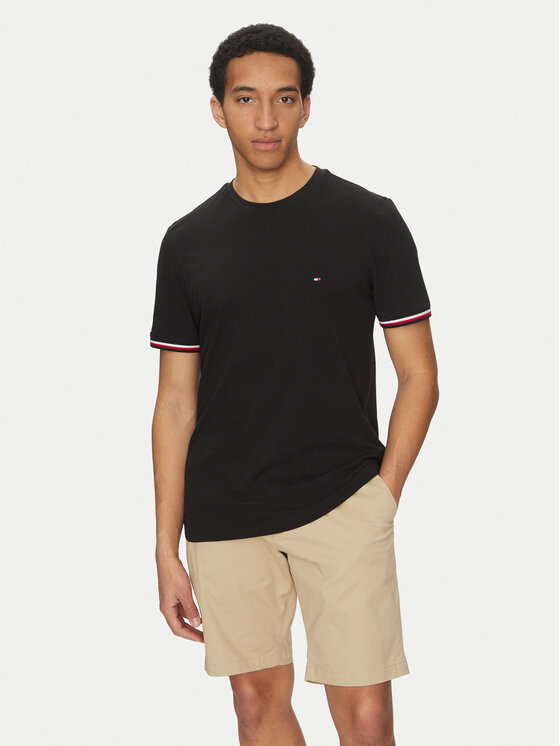 

Футболка обычного кроя Global Stripe MW0MW38630 Tommy Hilfiger, черный