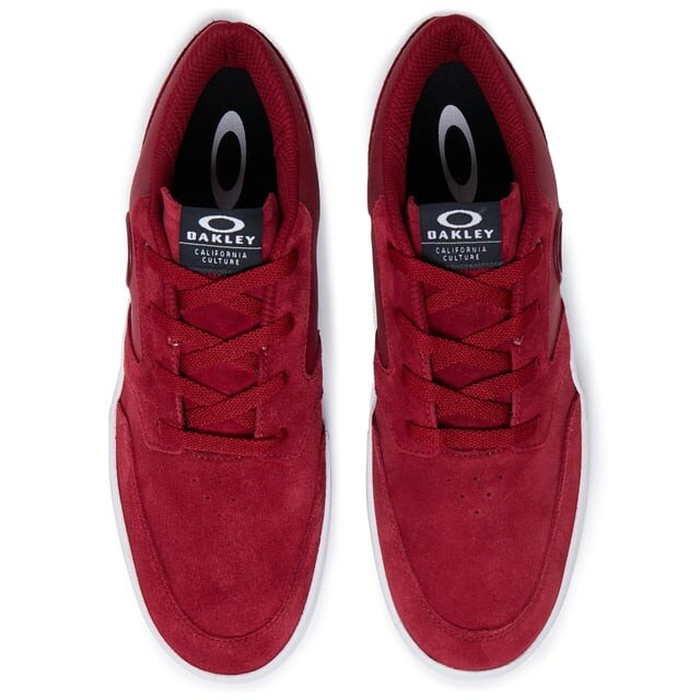 Мужские кроссовки из гладкой кожи Lighthouse sniff up 13550 4шт Oakley, красный — фото 3