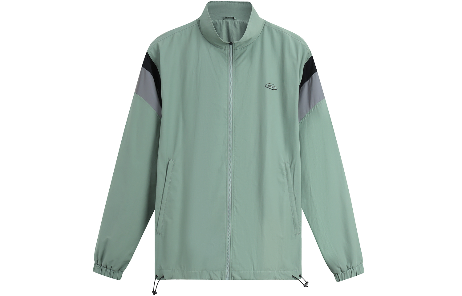 

HOTSUIT Свободная куртка тренер унисекс, Green Water Lily