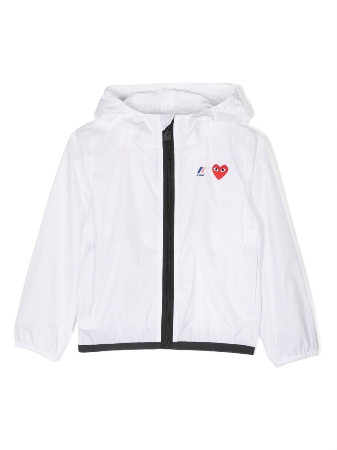 

Comme des Garçons непромокаемая куртка Claude из коллаборации с K-Way, белый