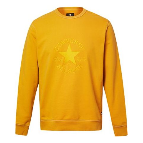 

Толстовка Men's Converse Logo Printing Round Neck Pullover Yellow, желтый