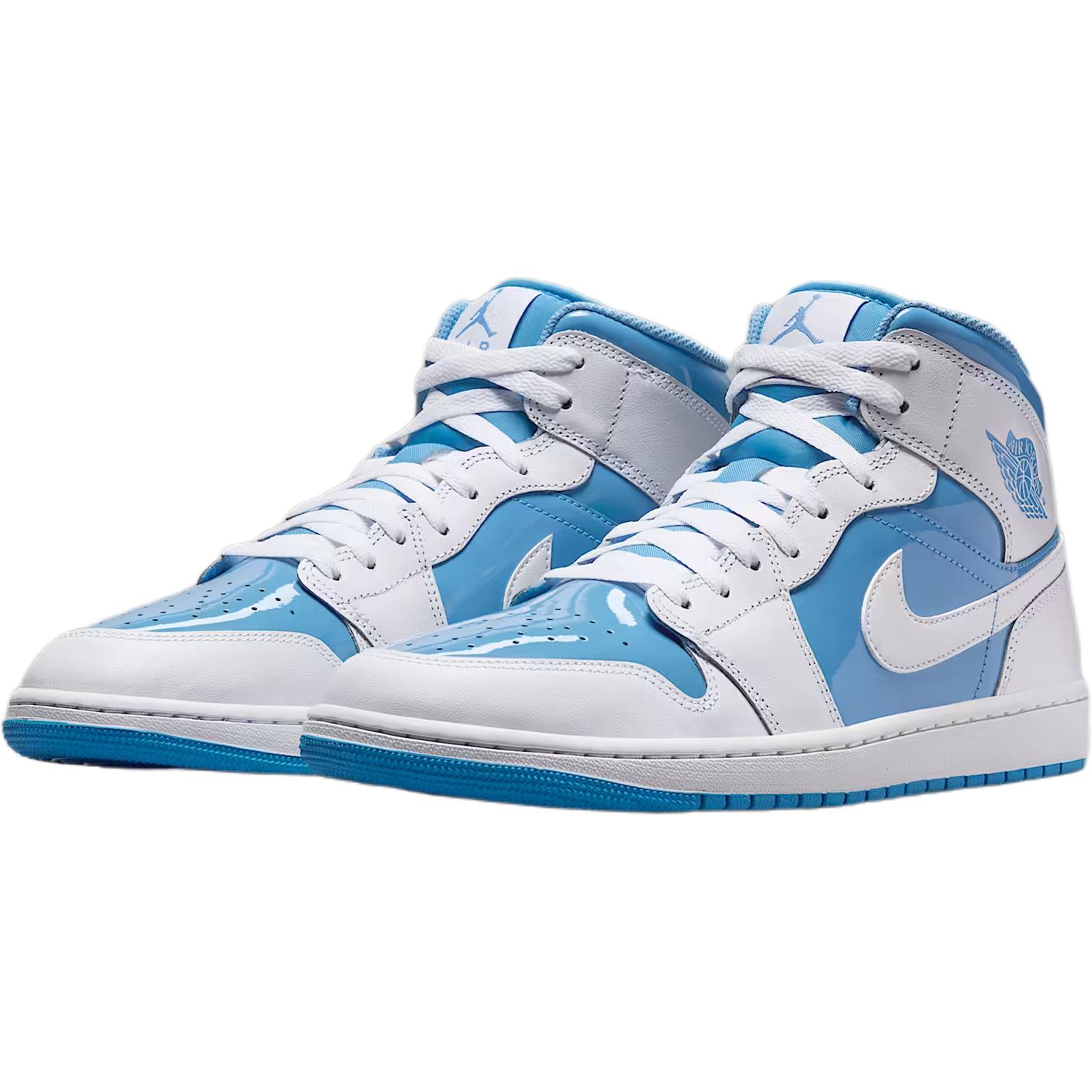 Jordan Кроссовки Air 1 High top Kids Lifestyle синий белый для подростков — фото 3