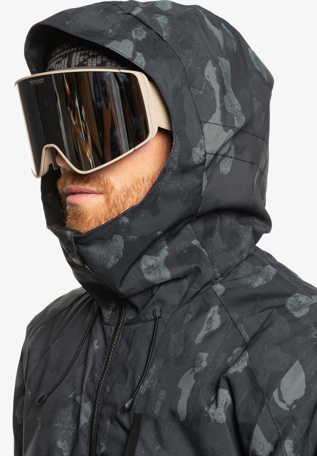 

Лыжная куртка MISSION PRINTED JACKET Quiksilver, черный