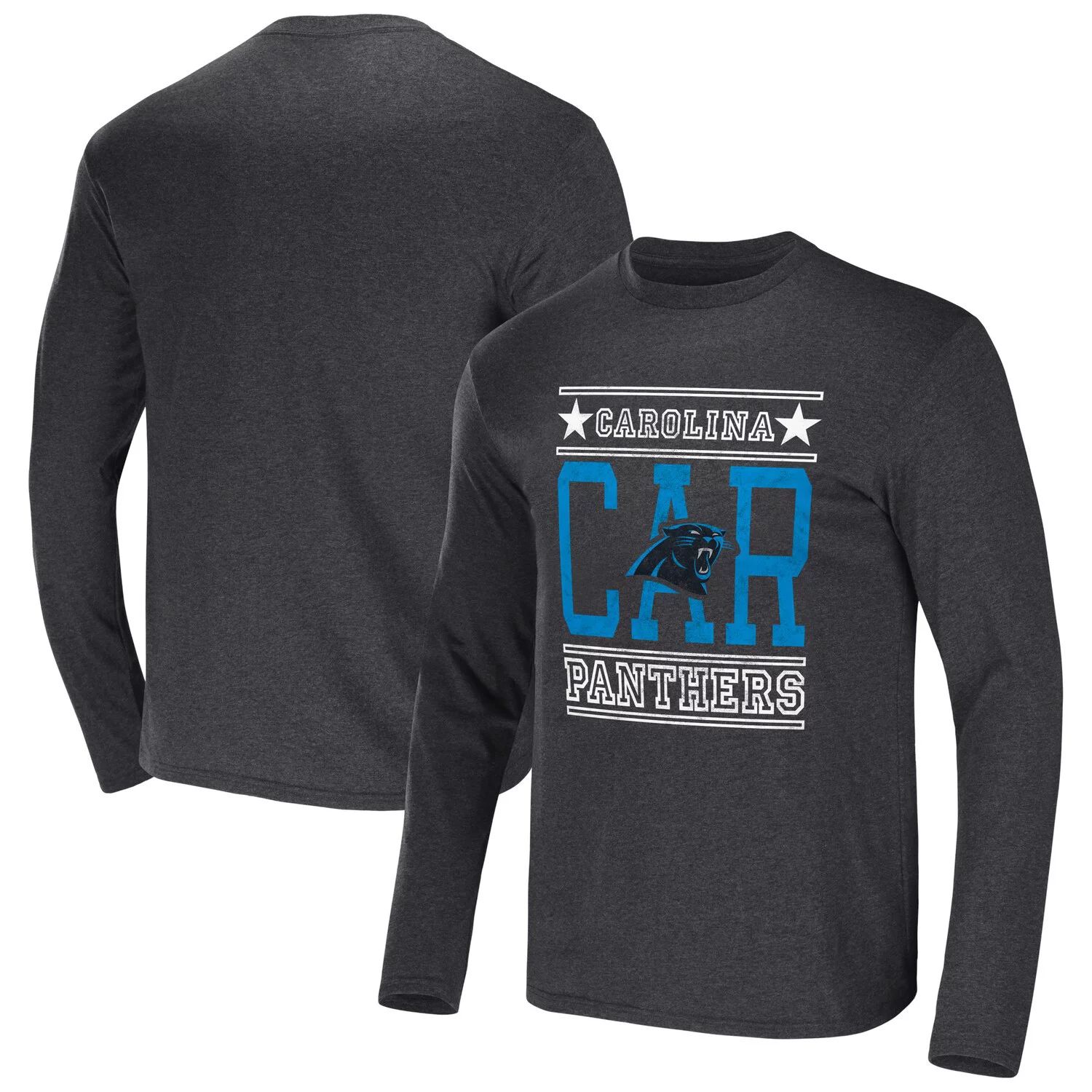 

Мужская футболка с длинным рукавом из коллекции NFL x Darius Rucker от Fanatics Heathered Charcoal Carolina Panthers