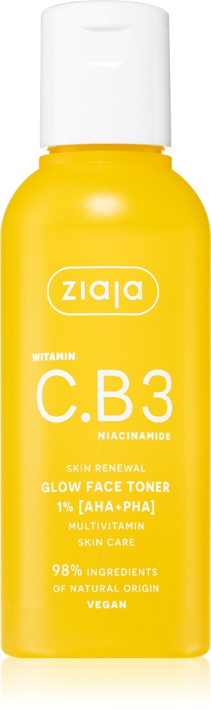 

Отшелушивающий тоник с витаминами C, B3 и ниацинамидом и кислотами Ziaja, 1% [aha+pha] 120 мл