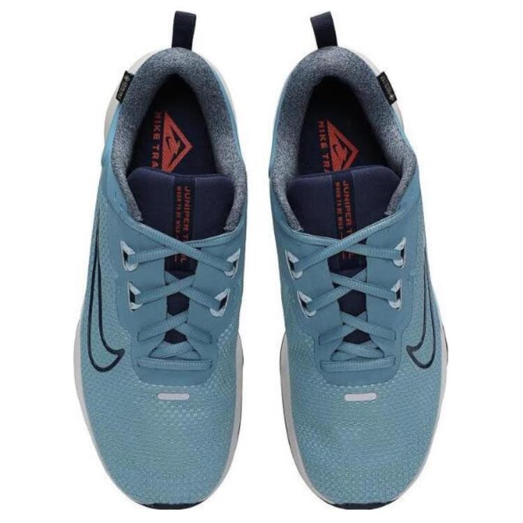 Кроссовки для бега Juniper Trail 2 мужские с низким верхом, синие/белые Nike — фото 3
