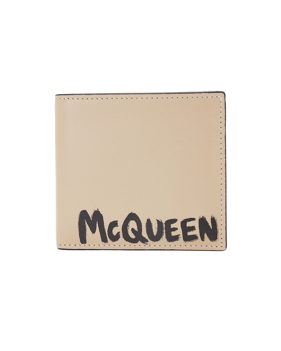 

Кошелек Billfold 8cc Alexander Mcqueen, бежевый