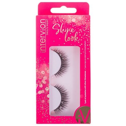 

Искусственные ресницы Shine Look с серебряными камнями Inter Vion Assorted