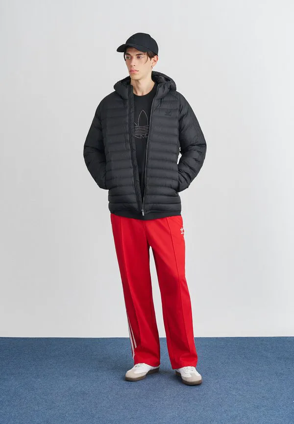 Зимняя куртка с капюшоном и подкладкой Adidas Originals, Black — фото 2