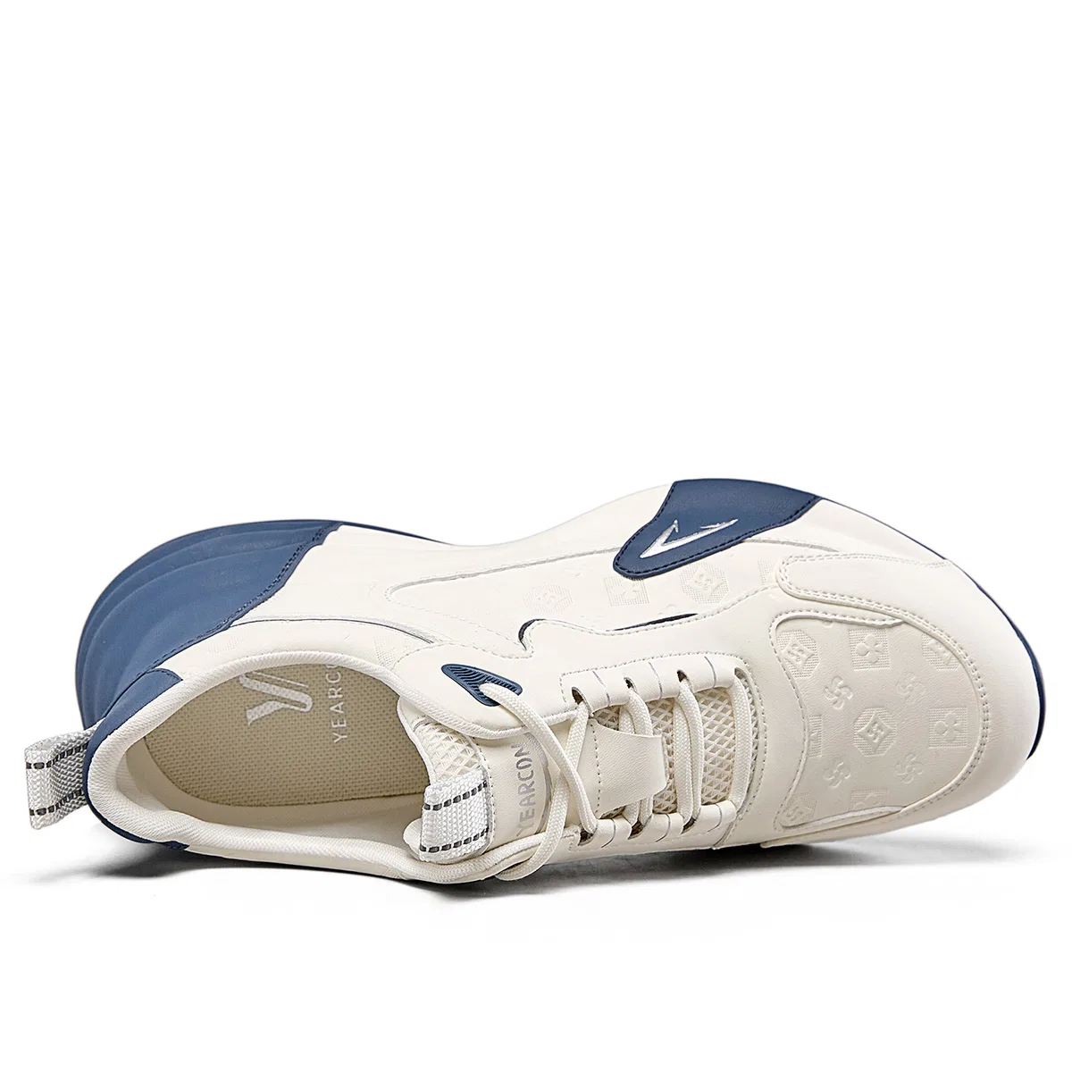 Кеды скейтбордические YEARCON Beige/Blue — фото 4
