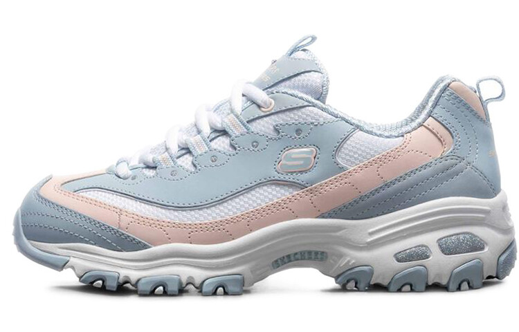 Кроссовки Skechers D'lites Casual Female, синий/голубой/бежевый