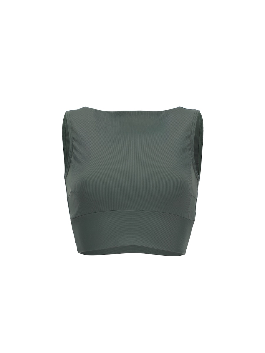 

Верх бикини с высоким воротом VIVID Mix&Match, темно-зеленый