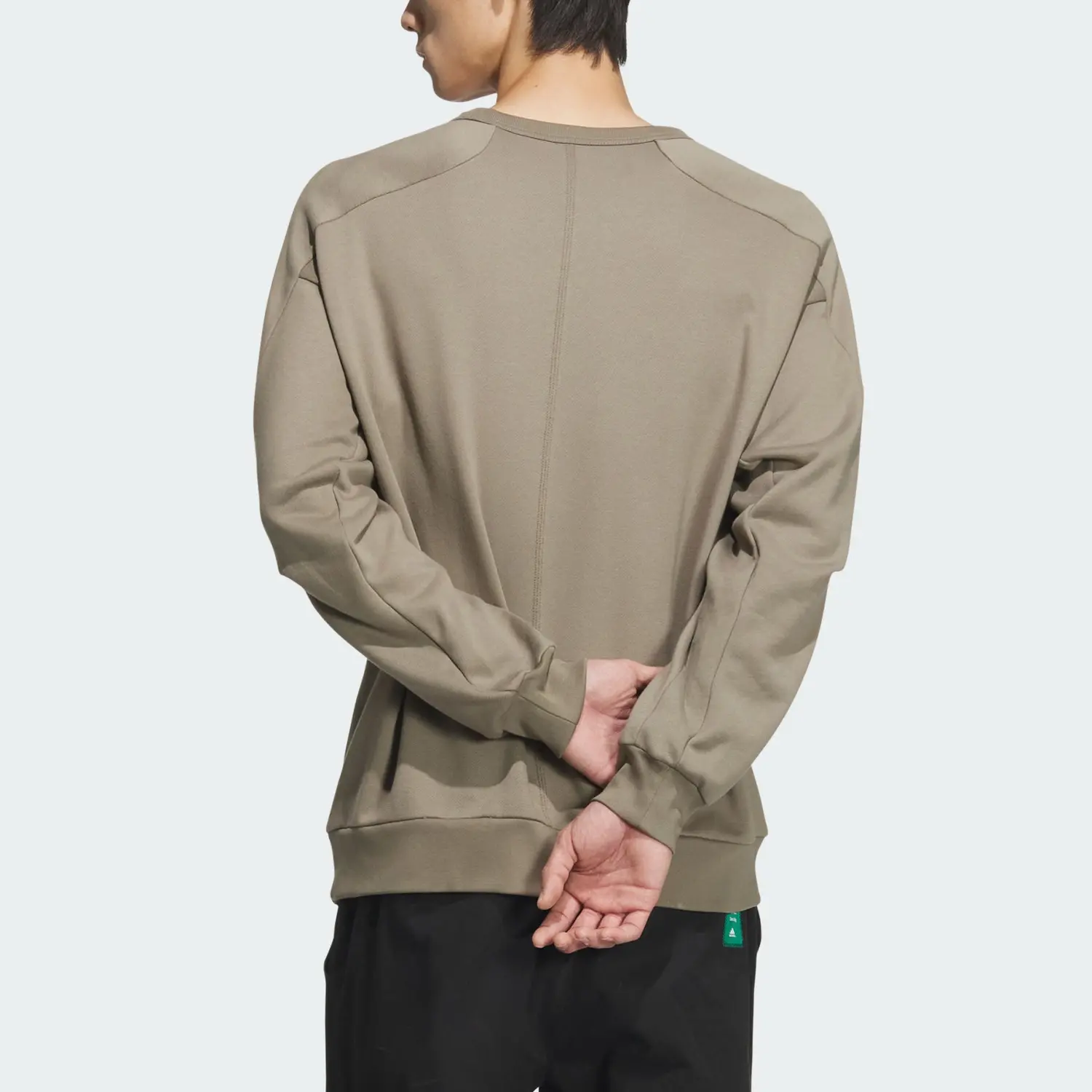 Wuji Series SILKY SWEATSHIRT Толстовка Мужская Earth Brown Adidas, Earth Umber — фото 4