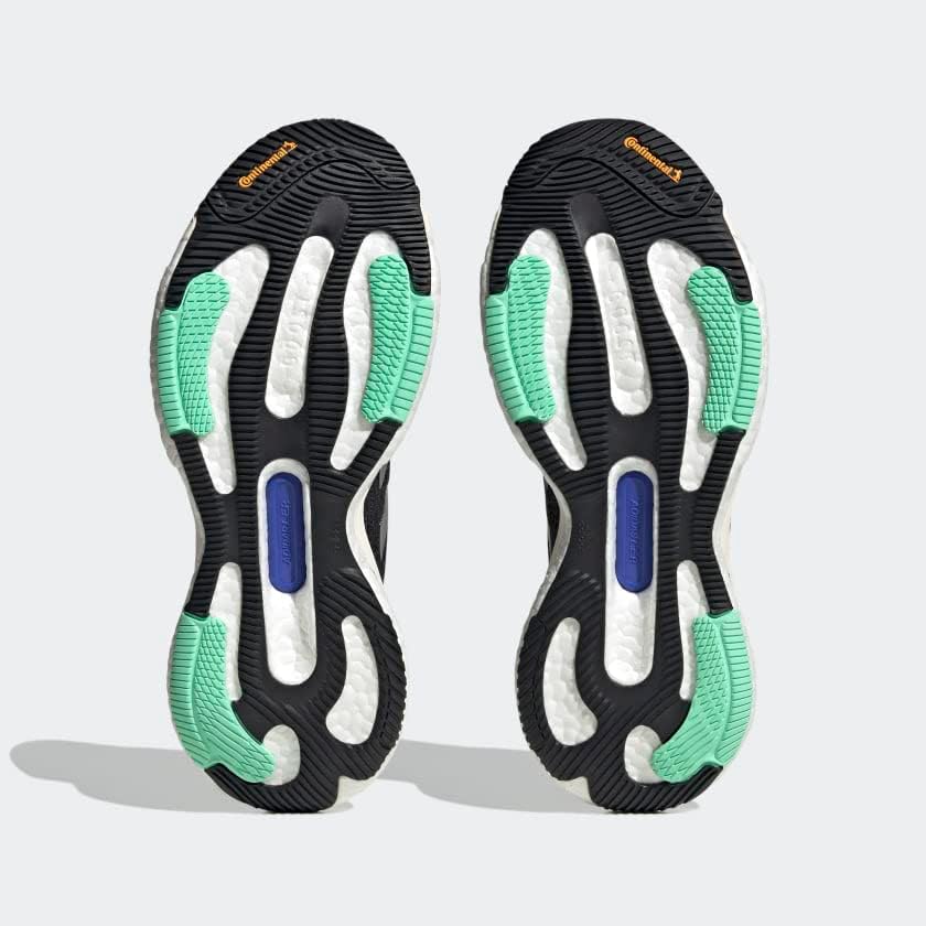 Мужские беговые кроссовки adidas Solarglide 6, Carbon/Silver Metallic/Pulse Mint — фото 3