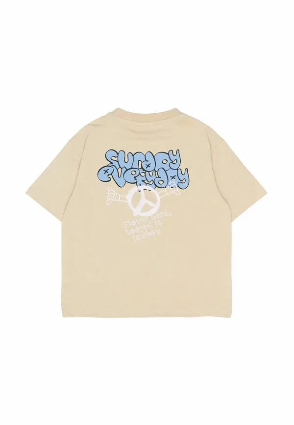Футболка Scott tee print t-shirt The New, цвет хаки — фото 4