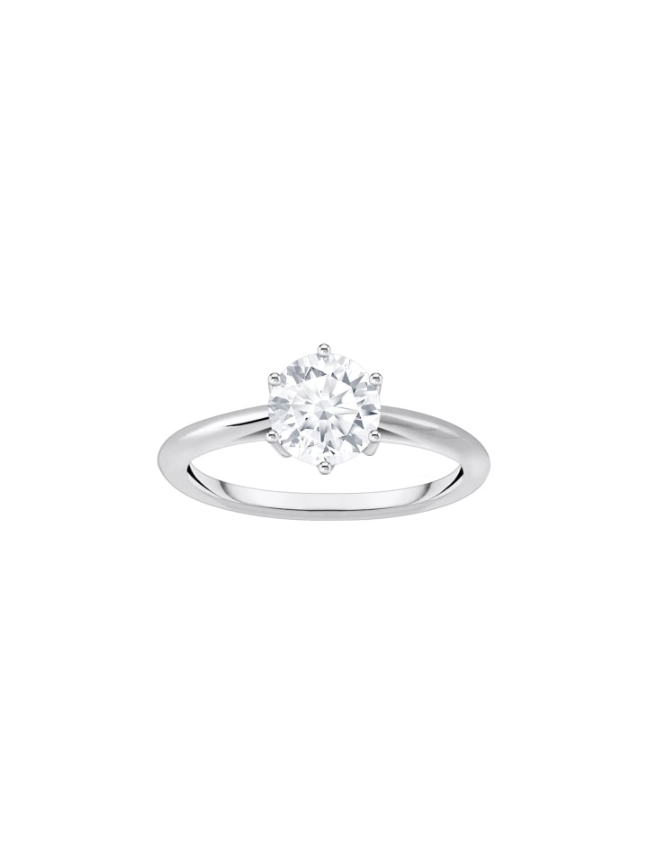

Thomas Sabo Кольцо с белым бриллиантом огранки «бриллиант» в серебре, белое