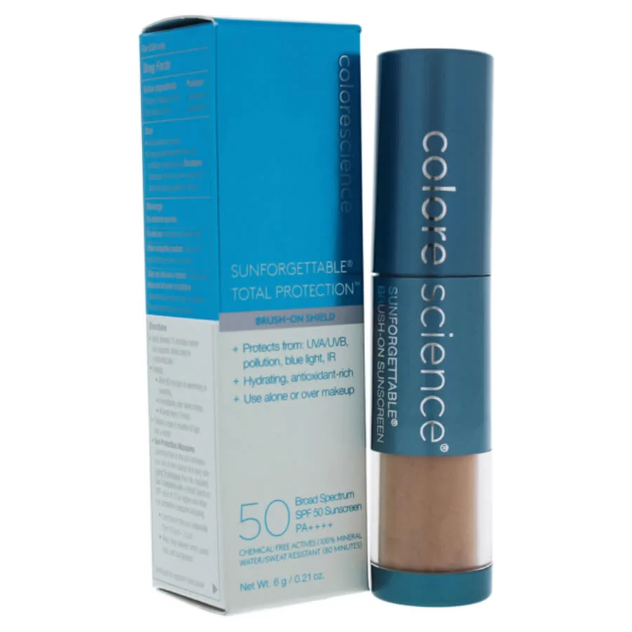 Незабываемый солнцезащитный крем-кисть SPF 50 - Deep от Colorescience для женщин - 0,21 унции