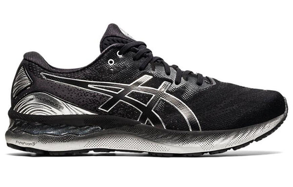 Кроссовки гель нимбус 23 платина Asics, черный — фото 2
