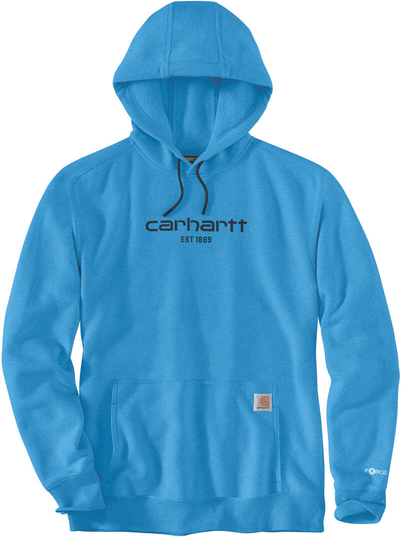 

Толстовка Carhartt Force Relaxed Fit Lightweight Logo Graphic Sweatshirt, синий