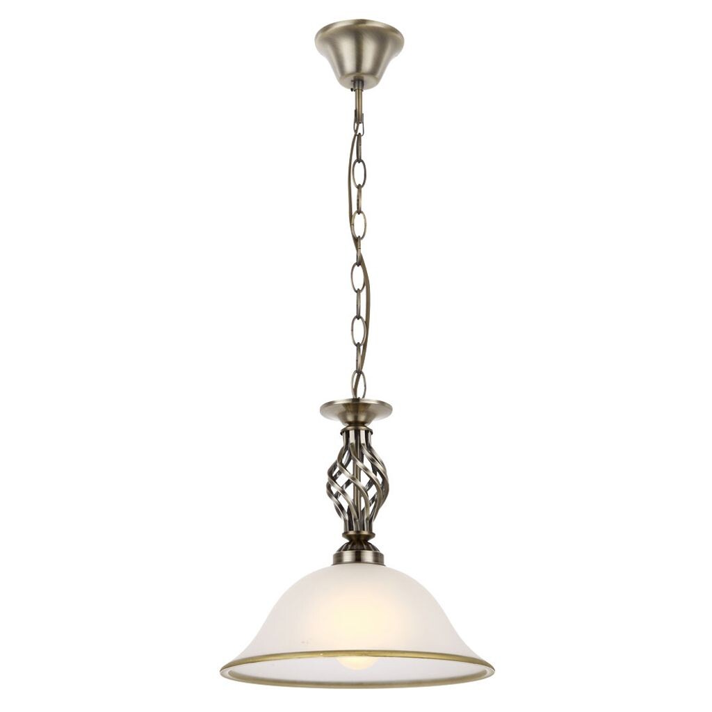 

Подвесной светильник, круглый, сатиновое стекло, 30 см. Globo Lighting, золото