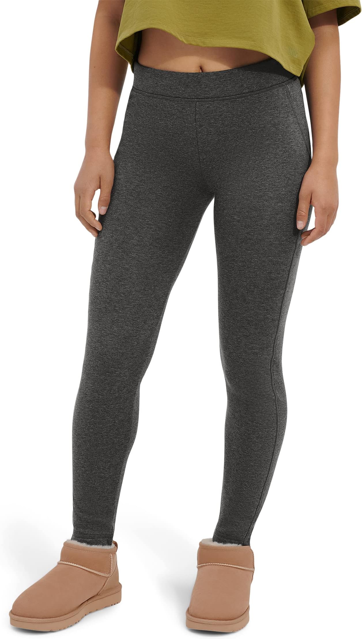 

Брюки UGG Ashlee Double Knit Leggings, цвет Charcoal Heather