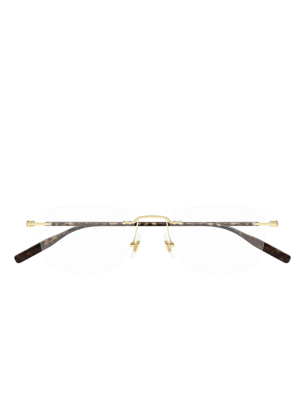 

Очки в прямоугольной оправе Montblanc, коричневый