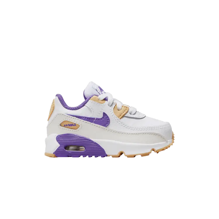 

Кроссовки Nike Air Max 90 Leather TD 'White Action Grape', белый