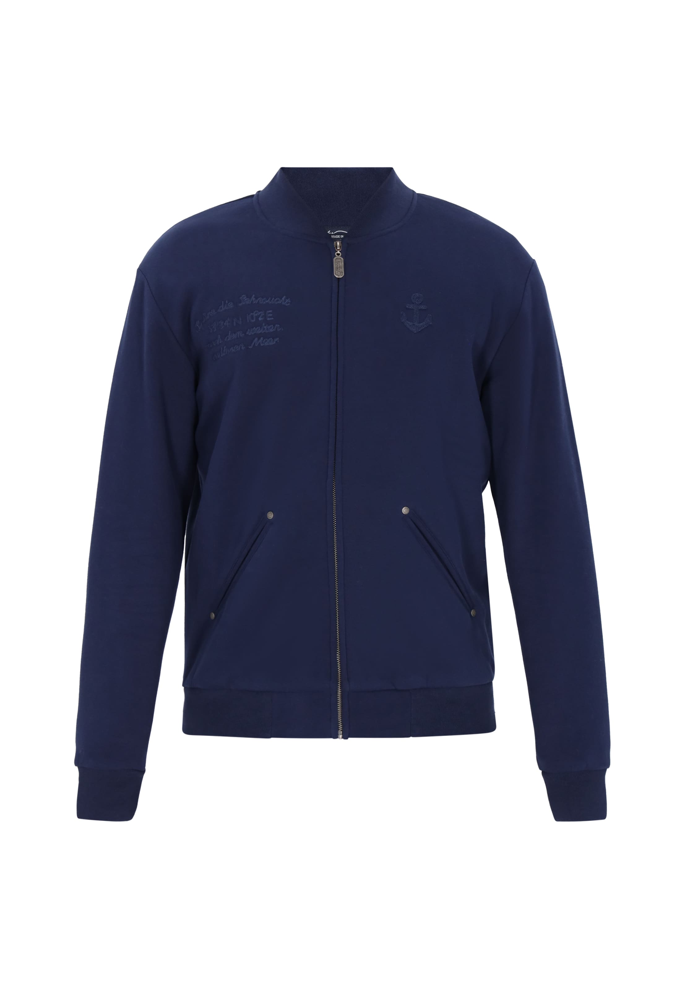 

DreiMaster Vintage Толстовка с молнией в цвете Navy