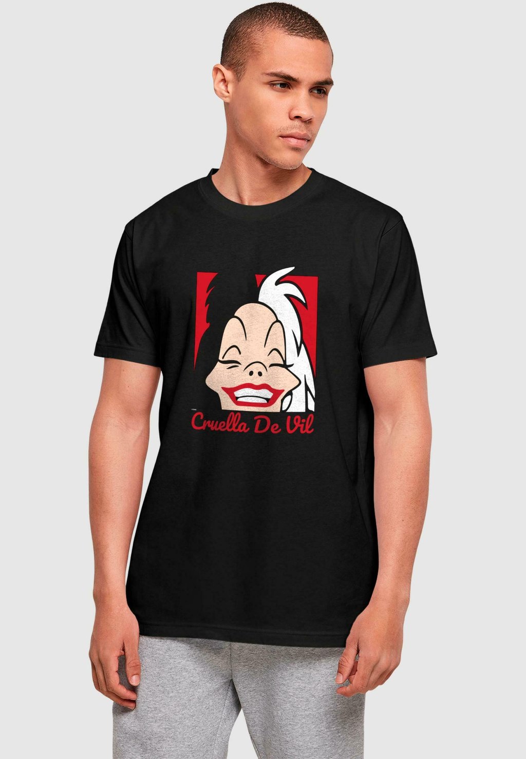 

Футболка с принтом 101 DALMATIANS ABSOLUTE CULT, черный