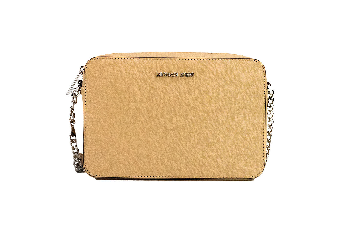 

Jet Set Большая сумка через плечо East West Camel Saffiano из кожи Кошелек Michael Kors