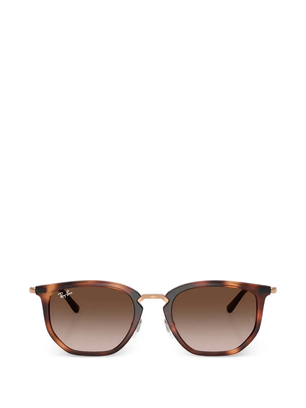 Солнцезащитные очки в стиле броулайн Ray-Ban Junior, коричневый
