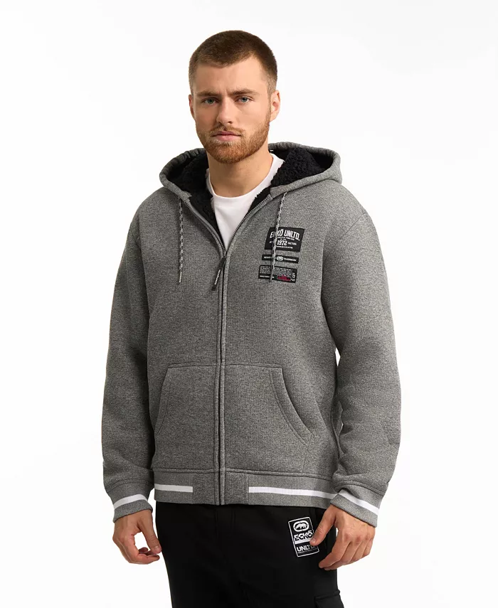 

Мужская утепленная худи Unique Sherpa Ecko Unltd, черный