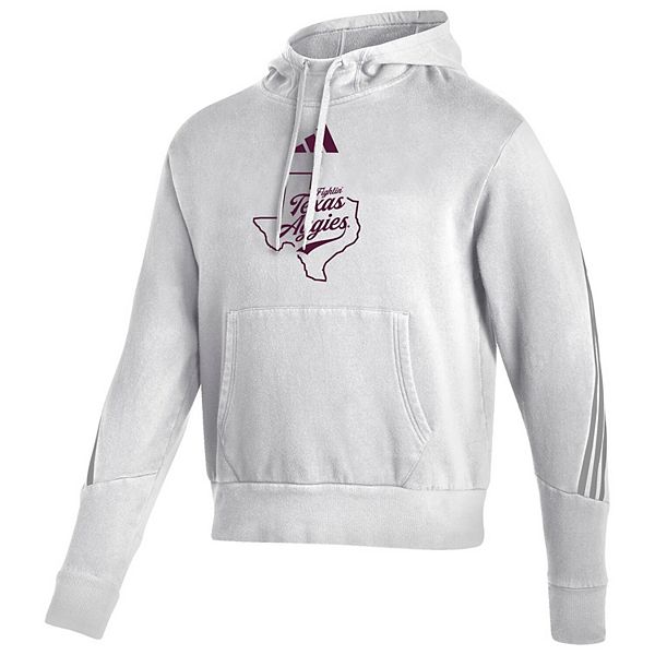 Мужская белая толстовка texas a&m aggies fightin' aggies Adidas — фото 3